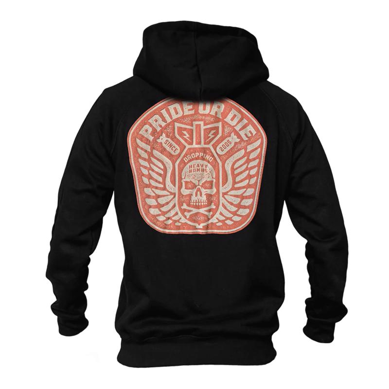 PRIDE OR DIE droping bombs ZAKETA-black